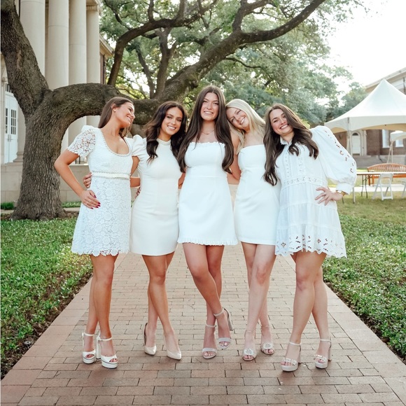 ShowPo Sharmiel Removable Straps Mini Dress in Ivory - Picture 9 of 10